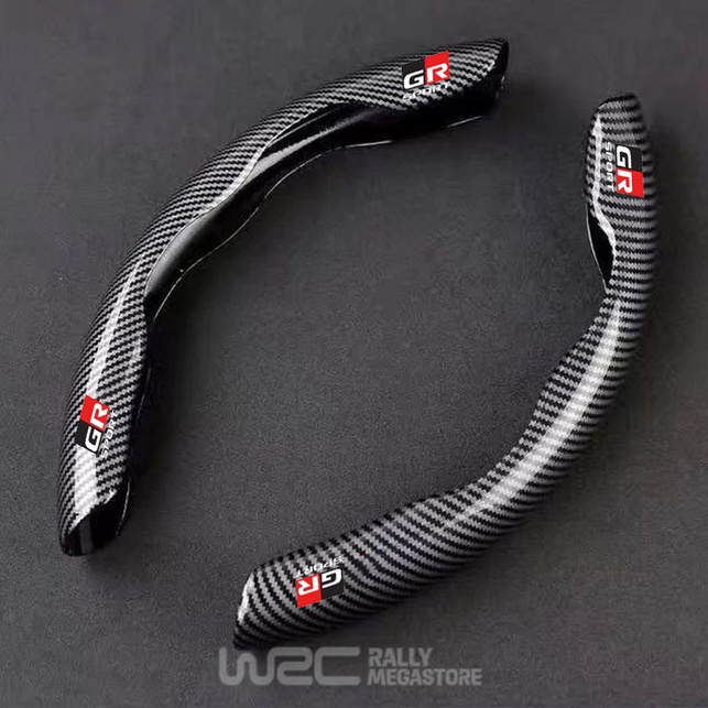 COUVRE VOLANT NOIR FIBRE DE CARBONE POUR TOYOTA GR SPORT